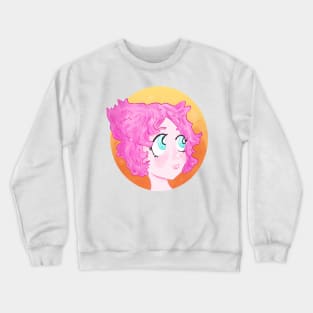 Simple, Pink and Fluffy Crewneck Sweatshirt